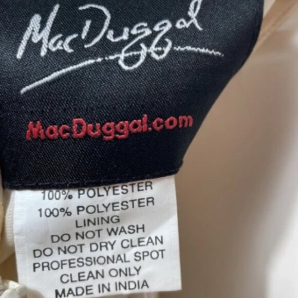 Mac Duggal sleeveless sequin midi sheath dress sz 2. Iiii - Picture 3 of 6